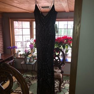 Black sparkle dress